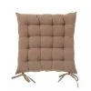 Wadiga Housses De Chaises Et Galettes De Chaises Coussin De Chaise Carré Marron - 40x40x7cm -Housses de canapé Soldes coussin de chaise carre marron 40x40x7cm
