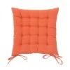 Wadiga Housses De Chaises Et Galettes De Chaises Coussin De Chaise Carré Orange 40x40