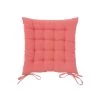 Wadiga Housses De Chaises Et Galettes De Chaises Coussin De Chaise Carré Rose - 40x40x7cm -Housses de canapé Soldes coussin de chaise carre rose 40x40x7cm