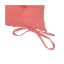 Wadiga Housses De Chaises Et Galettes De Chaises Coussin De Chaise Carré Rose - 40x40x7cm -Housses de canapé Soldes coussin de chaise carre rose 40x40x7cm 2