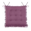 Stof Housses De Chaises Et Galettes De Chaises Coussin De Chaise En Coton Cassis 40x40 -Housses de canapé Soldes coussin de chaise en coton cassis 40x40 2