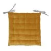 Home Maison Housses De Chaises Et Galettes De Chaises Galette De Chaise à Effet Velours Coton Gold 40 X 40 -Housses de canapé Soldes galette de chaise a effet velours coton gold 40 x 40 1