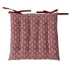 Home Maison Housses De Chaises Et Galettes De Chaises Galette De Chaise Au Style Baroque Coton Lie De Vin 38 X 38 -Housses de canapé Soldes galette de chaise au style baroque coton lie de vin 38 x 38