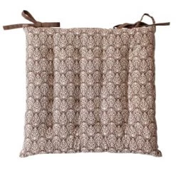 Home Maison Housses De Chaises Et Galettes De Chaises Galette De Chaise Au Style Baroque Coton Vison 38 X 38 -Housses de canapé Soldes galette de chaise au style baroque coton vison 38 x 38 5