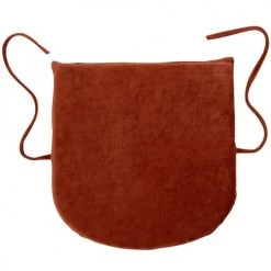 Maisons Du Monde Housses De Chaises Et Galettes De Chaises Galette De Chaise En Velours Côtelé Fin Jaune Et Marron