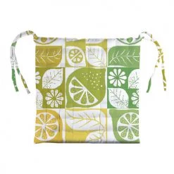 Garnier Thiebaut Housses De Chaises Et Galettes De Chaises Galette De Chaise Enduit Imperméable Jaune 38X38 -Housses de canapé Soldes galette de chaise enduit impermeable jaune 38x38 3