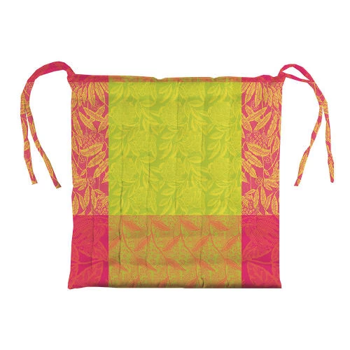 Garnier Thiebaut Housses De Chaises Et Galettes De Chaises Galette De Chaise Enduit Imperméable Multicolore 38X38 3 Garnier Thiebaut Housses De Chaises Et Galettes De Chaises Galette De Chaise Enduit Imperméable Multicolore 38X38