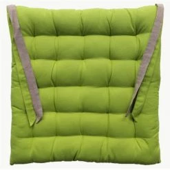 Home Maison Housses De Chaises Et Galettes De Chaises Galette De Chaise épaisse Et Matelassée Valayans Coton Anis 40 X 40