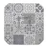 Home Maison Housses De Chaises Et Galettes De Chaises Galette De Chaise Imprimée "azulejos" Polyester Gris 36 X 36 -Housses de canapé Soldes galette de chaise imprimee azulejos polyester gris 36 x 36