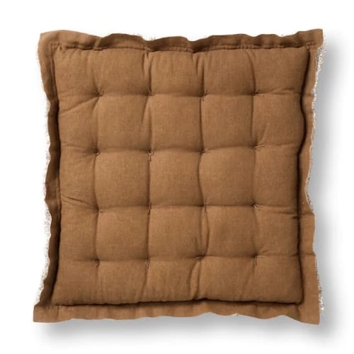 Dutch Decor Housses De Chaises Et Galettes De Chaises Galette De Chaise Marron En Coton 40x40 Cm Uni 4 Dutch Decor Housses De Chaises Et Galettes De Chaises Galette De Chaise Marron En Coton 40x40 Cm Uni – Image 2