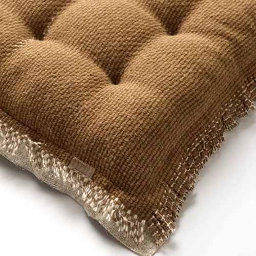 Dutch Decor Housses De Chaises Et Galettes De Chaises Galette De Chaise Marron En Coton 40x40 Cm Uni 5 Dutch Decor Housses De Chaises Et Galettes De Chaises Galette De Chaise Marron En Coton 40x40 Cm Uni – Image 3