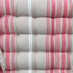 Home Maison Housses De Chaises Et Galettes De Chaises Galette De Chaise Oudoor Au Style D'antan Coton Rouge 40 X 40 -Housses de canapé Soldes galette de chaise oudoor au style d antan coton rouge 40 x 40 1