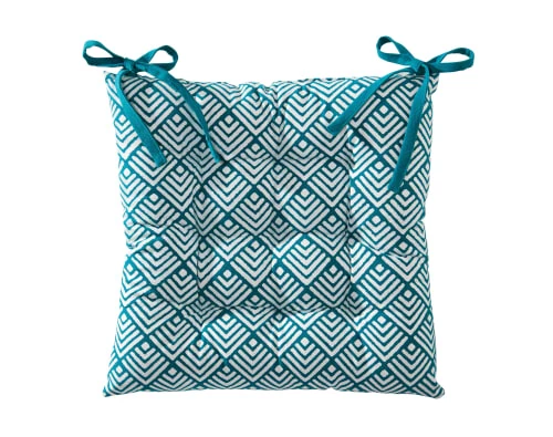 Becquet Housses De Chaises Et Galettes De Chaises Galette De Chaise Réversible Bleu 40x40 En Coton 3 Becquet Housses De Chaises Et Galettes De Chaises Galette De Chaise Réversible Bleu 40x40 En Coton