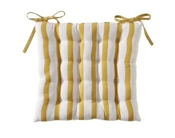 Becquet Housses De Chaises Et Galettes De Chaises Galette De Chaise Réversible Bleu Orage 40x40 En Coton 6 Becquet Housses De Chaises Et Galettes De Chaises Galette De Chaise Réversible Bleu Orage 40x40 En Coton – Image 4