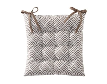 Becquet Housses De Chaises Et Galettes De Chaises Galette De Chaise Réversible Vert Eucalyptus 40x40 En Coton 6 Becquet Housses De Chaises Et Galettes De Chaises Galette De Chaise Réversible Vert Eucalyptus 40x40 En Coton – Image 4