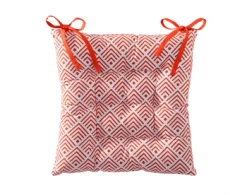 Becquet Housses De Chaises Et Galettes De Chaises Galette De Chaise Réversible Orange Paprika 40x40 En Coton 12 Becquet Housses De Chaises Et Galettes De Chaises Galette De Chaise Réversible Orange Paprika 40x40 En Coton -Housses de canapé Soldes galette de chaise reversible orange paprika 40x40 en coton 5