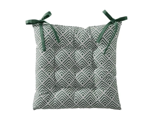 Becquet Housses De Chaises Et Galettes De Chaises Galette De Chaise Réversible Vert Eucalyptus 40x40 En Coton 3 Becquet Housses De Chaises Et Galettes De Chaises Galette De Chaise Réversible Vert Eucalyptus 40x40 En Coton