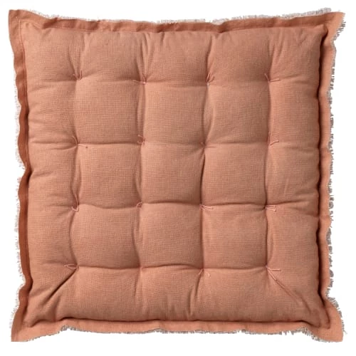 Dutch Decor Housses De Chaises Et Galettes De Chaises Galette De Chaise Rose En Coton 40x40 Cm Uni 4 Dutch Decor Housses De Chaises Et Galettes De Chaises Galette De Chaise Rose En Coton 40x40 Cm Uni – Image 2