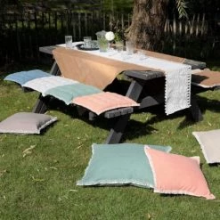 Dutch Decor Housses De Chaises Et Galettes De Chaises Galette De Chaise Rose En Coton 40x40 Cm Uni 11 Dutch Decor Housses De Chaises Et Galettes De Chaises Galette De Chaise Rose En Coton 40x40 Cm Uni -Housses de canapé Soldes galette de chaise rose en coton 40x40 cm uni 3