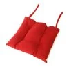 Grenier Alpin Housses De Chaises Et Galettes De Chaises Galette De Chaise Style Montagne Liso Rouge -Housses de canapé Soldes galette de chaise style montagne liso rouge