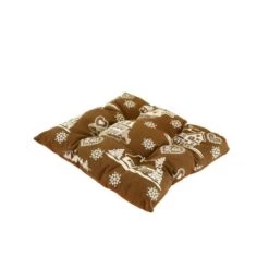 Grenier Alpin Housses De Chaises Et Galettes De Chaises Galette De Chaise Style Montagne Sapin Marron -Housses de canapé Soldes galette de chaise style montagne sapin marron 2