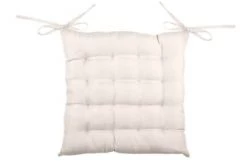 Home Maison Housses De Chaises Et Galettes De Chaises Galette De Chaise Unie En 16 Points Polyester Lin 40 X 40 -Housses de canapé Soldes galette de chaise unie en 16 points polyester lin 40 x 40 2