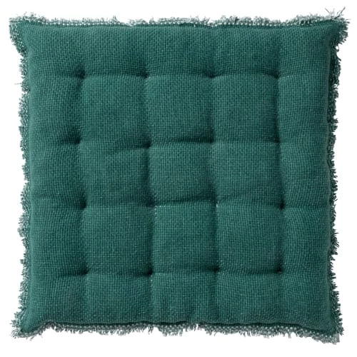 Dutch Decor Housses De Chaises Et Galettes De Chaises Galette De Chaise Vert En Coton 40x40 Cm Uni 3 Dutch Decor Housses De Chaises Et Galettes De Chaises Galette De Chaise Vert En Coton 40x40 Cm Uni