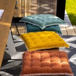 Dutch Decor Housses De Chaises Et Galettes De Chaises Galette De Chaise Vert En Coton 40x40 Cm Uni 12 Dutch Decor Housses De Chaises Et Galettes De Chaises Galette De Chaise Vert En Coton 40x40 Cm Uni -Housses de canapé Soldes galette de chaise vert en coton 40x40 cm uni 17