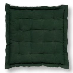 Dutch Decor Housses De Chaises Et Galettes De Chaises Galette De Chaise Vert En Coton 40x40 Cm Uni -Housses de canapé Soldes galette de chaise vert en coton 40x40 cm uni 8