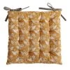 Home Maison Housses De Chaises Et Galettes De Chaises Galette Piquée Esprit Bohème Coton Moutarde 38 X 38 -Housses de canapé Soldes galette piquee esprit boheme coton moutarde 38 x 38 2