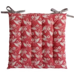 Home Maison Housses De Chaises Et Galettes De Chaises Galette Piquée Esprit Bohème Coton Lagon 38 X 38 -Housses de canapé Soldes galette piquee esprit boheme coton pivoine 38 x 38