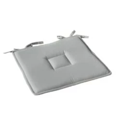 Home Maison Housses De Chaises Et Galettes De Chaises Galette Plate Unie En Coton Passepoil Et Nouettes Coton Noir 40 X 40 -Housses de canapé Soldes galette plate unie en coton passepoil et nouettes coton gris 40 x 40