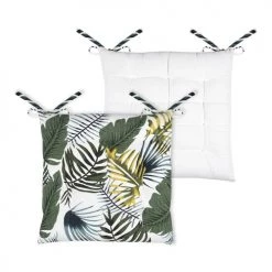 Lovely Casa Housses De Chaises Et Galettes De Chaises Galettes De Chaise 12 Points Coton 40x40cm - Lot De 4 -Housses de canapé Soldes galettes de chaise 12 points coton 40x40cm lot de 4 2