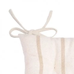 Lovely Casa Housses De Chaises Et Galettes De Chaises Galettes De Chaise 5 Points Lin Coton 40x40cm - Lot De 4 -Housses de canapé Soldes galettes de chaise 5 points lin coton 40x40cm lot de 4 2