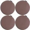 Magma Housses De Chaises Et Galettes De Chaises Galettes De Chaise Couleur Marsala Imitation Cuir - D.37 - Lot De 4