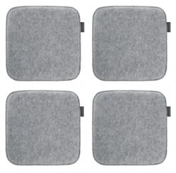 Magma Housses De Chaises Et Galettes De Chaises Galettes De Chaises Carrées Bleu Pétrole - Lot De 4 - Env. 35x35 Cm -Housses de canapé Soldes galettes de chaises carrees gris clair lot de 4 env 35x35 cm 4