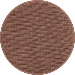 Magma Housses De Chaises Et Galettes De Chaises Galettes De Chaises Rondes Brique Bi-matière-Lot De 4 - Env.Ø 35cm -Housses de canapé Soldes galettes de chaises rondes brique bi matiere lot de 4 env oe 35cm 1