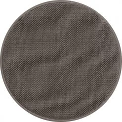 Magma Housses De Chaises Et Galettes De Chaises Galettes De Chaises Rondes Taupe Bi-matière-Lot De 4 - Env.Ø 35cm -Housses de canapé Soldes galettes de chaises rondes taupe bi matiere lot de 4 env oe 35cm 1