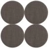 Magma Housses De Chaises Et Galettes De Chaises Galettes De Chaises Rondes Taupe Bi-matière-Lot De 4 - Env.Ø 35cm -Housses de canapé Soldes galettes de chaises rondes taupe bi matiere lot de 4 env oe 35cm