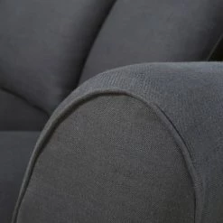 Maisons Du Monde Housses De Canapé Housse De Canapé 2 Places En Lin Froissé Gris Anthracite -Housses de canapé Soldes housse de canape 2 places en lin froisse gris anthracite 1000 4 3 204429 3