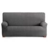 Eysa Housses De Canapé Housse De Canapé 2 Places Extensible Gris Foncé 140 - 200 Cm -Housses de canapé Soldes housse de canape 2 places extensible gris fonce 140 200 cm 4