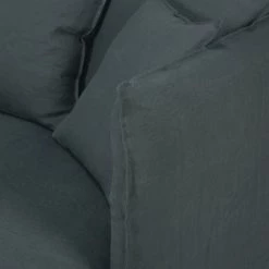 Maisons Du Monde Housses De Canapé Housse De Canapé 3/4 Places En Lin Froissé Gris Anthracite -Housses de canapé Soldes housse de canape 3 4 places en lin froisse gris anthracite 1000 1 38 204341 3