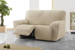 Eysa Housses De Canapé Housse De Canapé 3 Places Relax Extensible Beige 200 - 260 Cm -Housses de canapé Soldes housse de canape 3 places relax extensible beige 200 260 cm 2