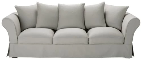 Maisons Du Monde Housses De Canapé Housse De Canapé 4/5 Places Gris Clair 3 Maisons Du Monde Housses De Canapé Housse De Canapé 4/5 Places Gris Clair