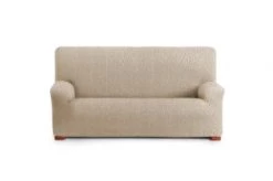 Eysa Housses De Canapé Housse De Canapé 4 Places Extensible Bordeaux 210 - 290 Cm -Housses de canapé Soldes housse de canape 4 places extensible beige 210 290 cm 1