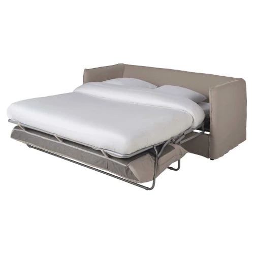 Maisons Du Monde Housses De Canapé Housse De Canapé Convertible 3/4 Places En Lin Supérieur Beige Ficelle 4 Maisons Du Monde Housses De Canapé Housse De Canapé Convertible 3/4 Places En Lin Supérieur Beige Ficelle – Image 2