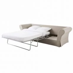 Maisons Du Monde Housses De Canapé Housse De Canapé D'angle Convertible 6 Places (matelas 12 Cm) Mastic -Housses de canapé Soldes housse de canape d angle convertible 6 places matelas 12 cm mastic 1000 11 6 212222 2