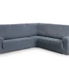 Eysa Housses De Canapé Housse De Canapé En Coin 3+1 Places Bleu 450 Cm -Housses de canapé Soldes housse de canape en coin 3 1 places bleu 450 cm