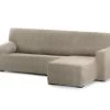 Eysa Housses De Canapé Housse De Canapé En L Droite B/c Taupe 250 - 360 Cm