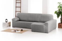 Eysa Housses De Canapé Housse De Canapé En L Droite Extensible Gris Clair 250 - 360 Cm -Housses de canapé Soldes housse de canape en l droite extensible gris clair 250 360 cm 2
